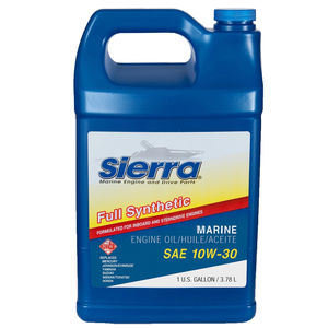 Full Synthetic Marine Engine Oil 10W-30 - Sierra - Size:1 Gallon
