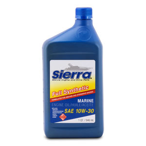 Full Synthetic Marine Engine Oil 10W-30 - Sierra - Size:1 Qt