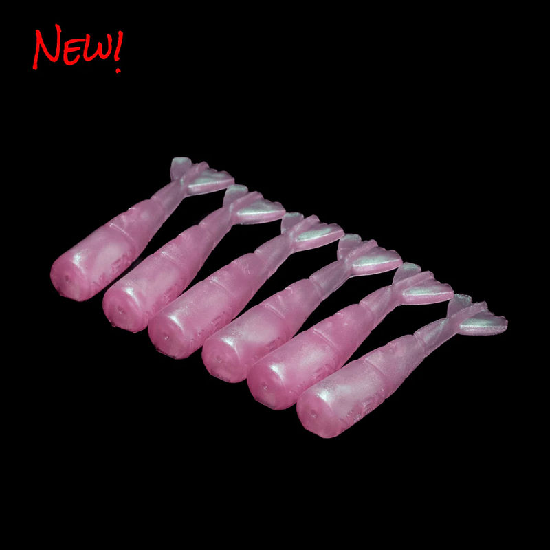 3in Shrimp Tail - NLBN - Color:NDOP No Dinks On Pink