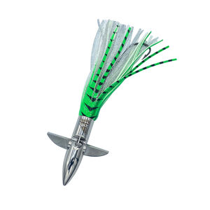 Adjustable Dive Trolling Lure 5 oz - Ocean Lures USA - Color:Lime/Black/Glow