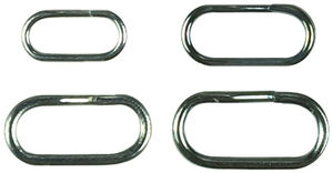 Oval Split Ringed - Mustad - Oval Split Ringed:2/0