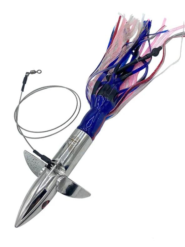 Adjustable Dive Trolling Lure 14oz - Ocean Lures USA - Color:Blue/Black