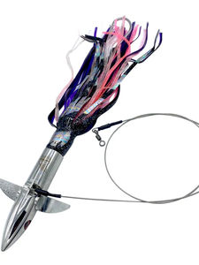 Adjustable Dive Trolling Lure 14oz - Ocean Lures USA - Color:Black/Fishskin/Pink