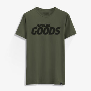 Classic Logo Tee | Angler Goods - Size:S - Color:Largemouth Green