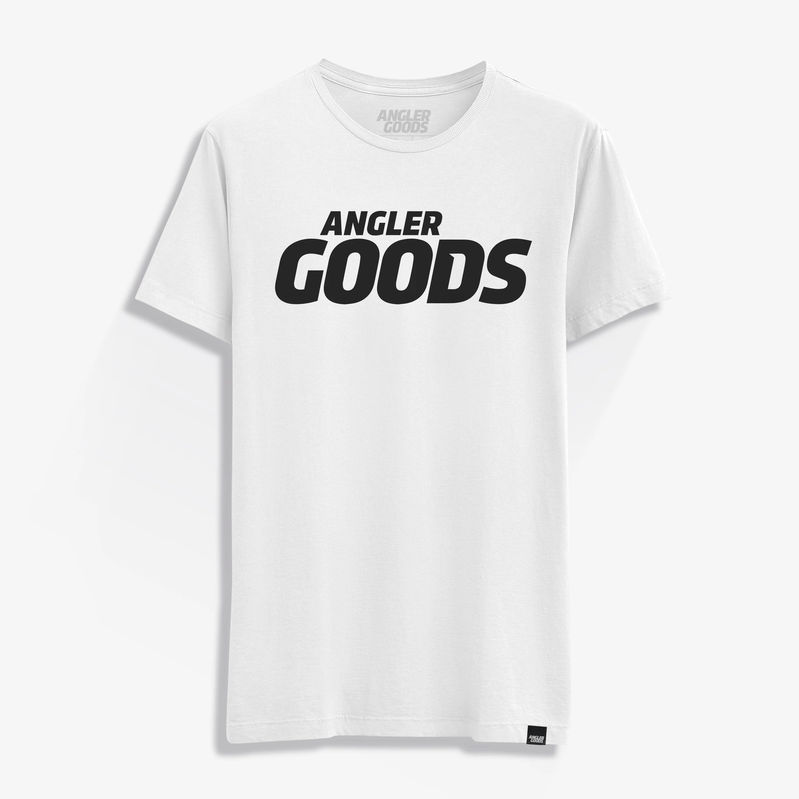 Classic Logo Tee | Angler Goods - Size:M - Color:White