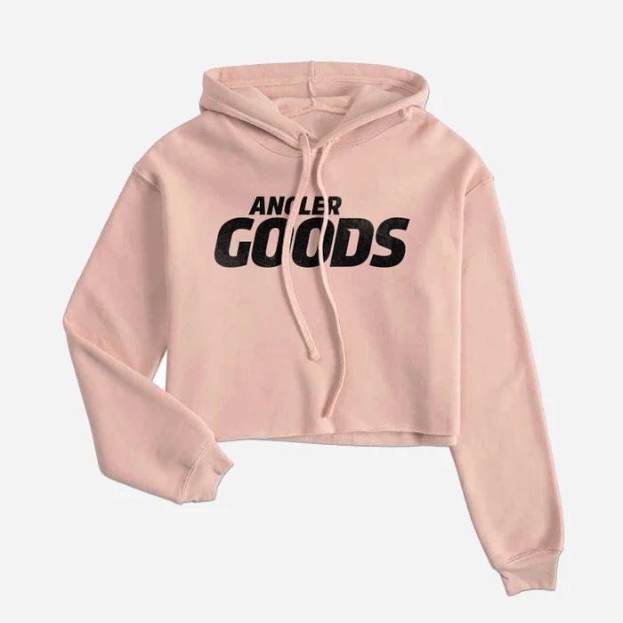 Classic Logo Cropped Hoodie | Angler Goods - Size:S