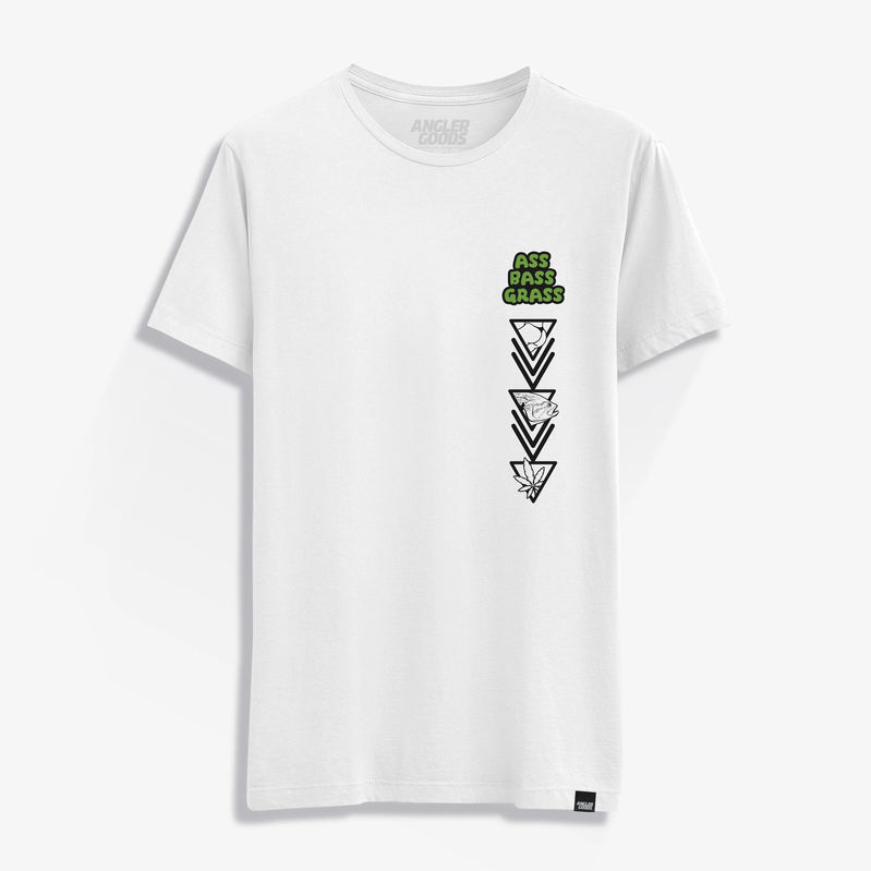 Ass Bass & Grass | Angler Goods - Size:M - Sleeve Length:Short - Fabric:Performance Dryfit