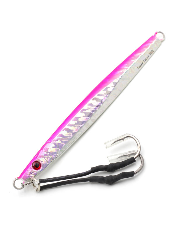 Speed Vertical Jigs - Gypsy Lures - color:Pink - size:200 g