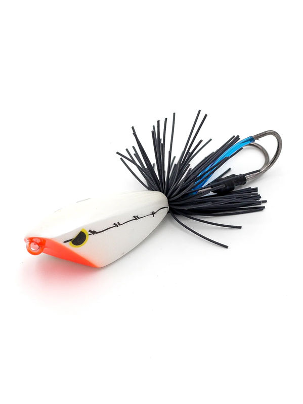 Hammerhead Topwater Jump Frog - Size:4.5 - Color:White
