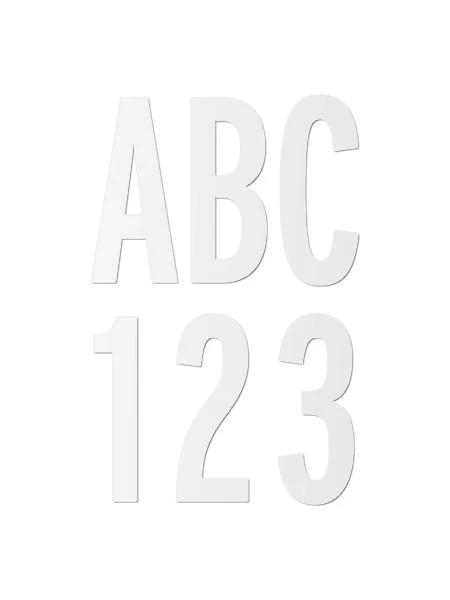 Factory Matched Letter Kit - Color:White