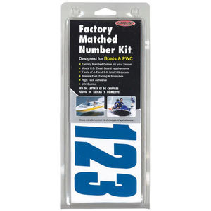 Factory Matched Letter Kit - Color:Blue