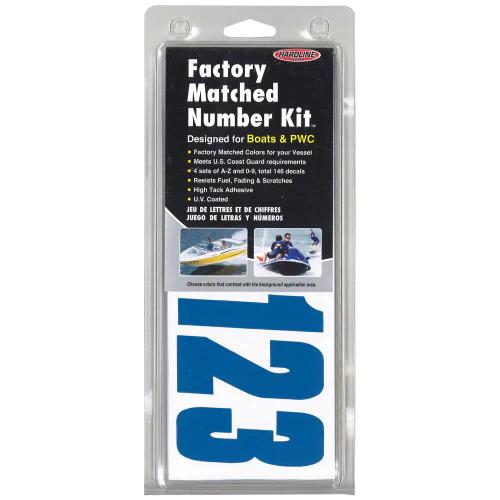 Factory Matched Letter Kit - Color:Blue