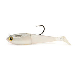6in Fatty Swimbait - Spooltek - color:Pearl