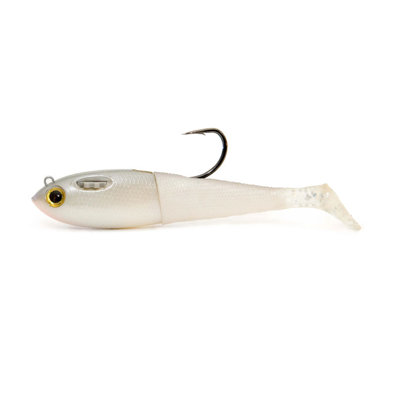 6in Fatty Swimbait - Spooltek - color:Pearl