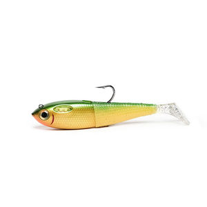 6in Fatty Swimbait - Spooltek - color:Key Lime Dream