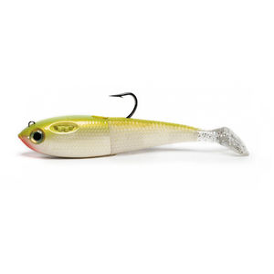 6in Fatty Swimbait - Spooltek - color:Electric Ladyfish