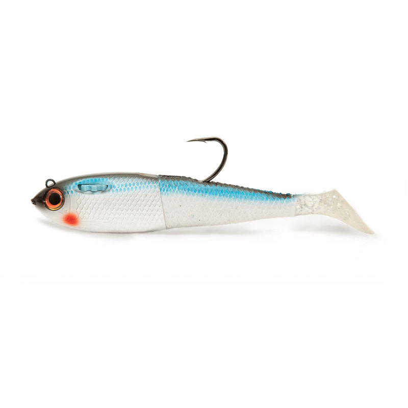 6in Fatty Swimbait - Spooltek - color:Blue Back Herring