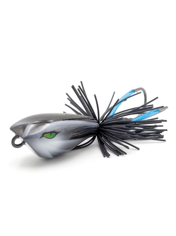 EJF Micro Topwater Jump Frog - Color:Black