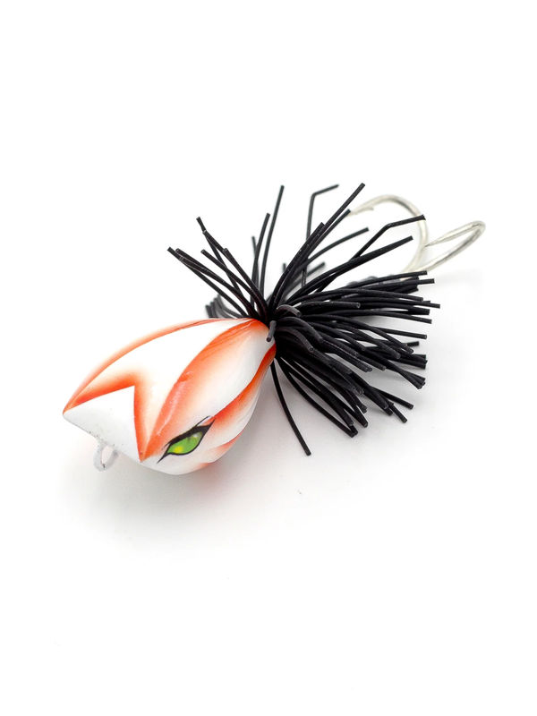 EJF Micro Topwater Jump Frog - Color:White