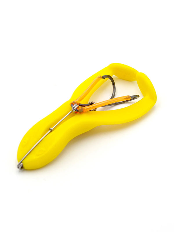 Pre-Rigged Rubber Frog Lure - Size:2.5 - Color:Yellow
