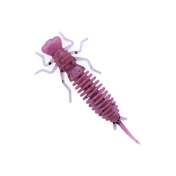Larva - Fanatik Baits - Size:2.5 in - Color:Purple Mud 021