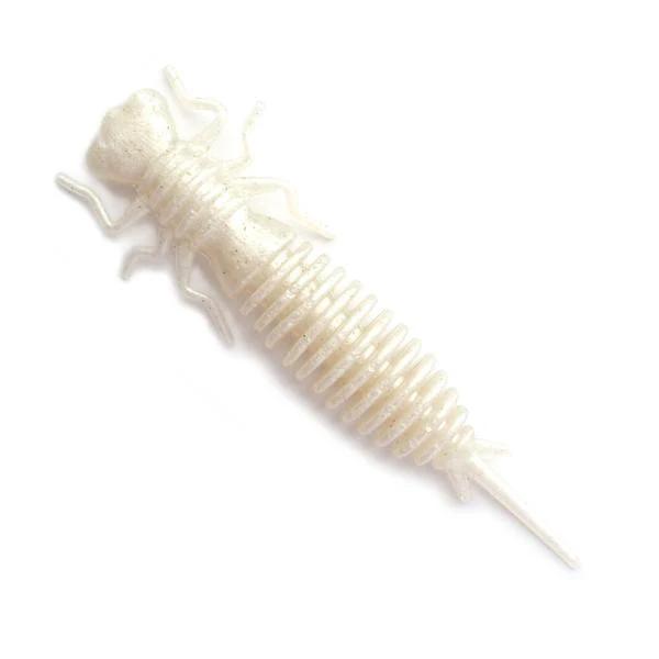 Larva - Fanatik Baits - Size:2.5 in - Color:Pearl White 025