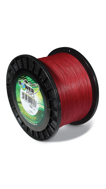Power Pro 80lb 3000yd - color:Vermilion Red