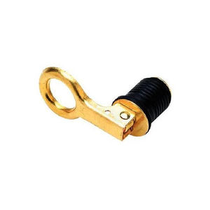 Drain Plug 1in Brass Snap Lock - Size:1.25