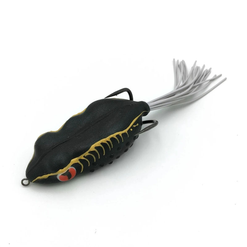 Bushking Topwater Jump Frog - Color:Black