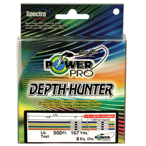 Depth Hunter 500ft - Power Pro - Lbs Test:40 lb