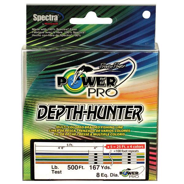 Depth Hunter 500ft - Power Pro - Lbs Test:40 lb