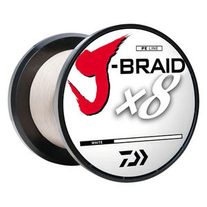 J-Braid x8 Braided 40lb 550yds - DAIWA - Color:White