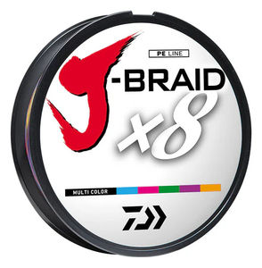 J-Braid x8 Braided 40lb 550yds - DAIWA - Color:Multi Color