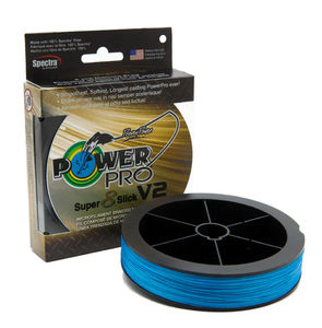 Super 8 Slick V2 150yd Braided Line - Blue - Power Pro - Lbs Test:10 lb