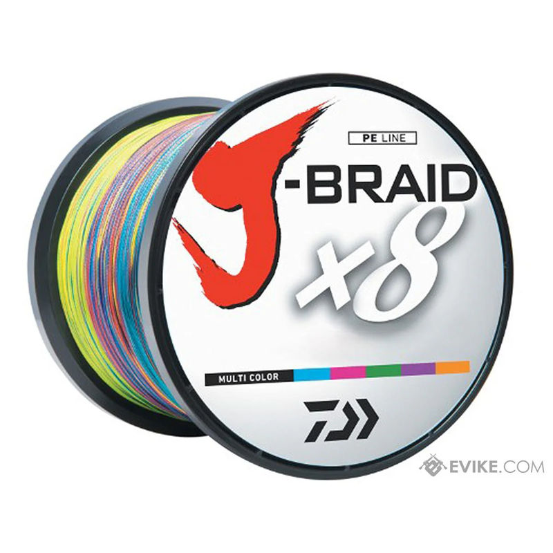 50lb 3000yds X8 J-Braid - Daiwa - Color:Multi Color