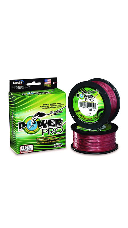 Power Pro 80lb 300yd - color:Vermilion Red