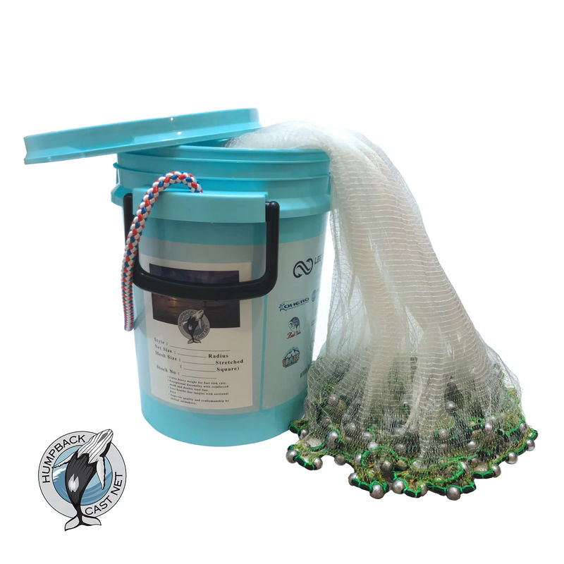Humpback Bait Series Cast Net - Lee Fisher International - Radius:8 ft - Size:Deep Sea