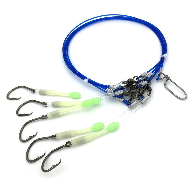 Deep Drop Rig with Glow Beads - Size:10/0 - 28