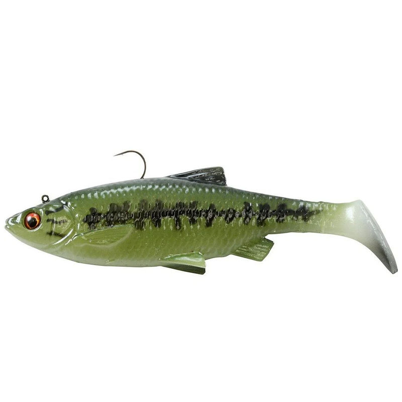 3D Baitfish Paddle Tail - Savage Gear - Color:Baby Bass - Size:3" 1/4 oz