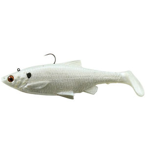 3D Baitfish Paddle Tail - Savage Gear - Color:Pearl - Size:3" 1/4 oz