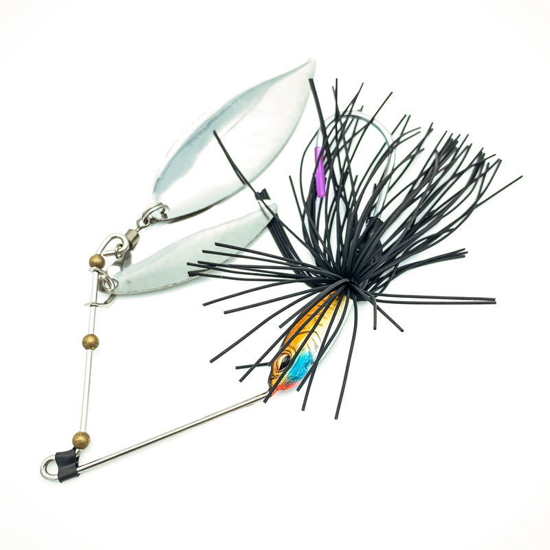 Killer Blade Spinner Bait II - Farang Ba Creations - Size:Gold/Blue