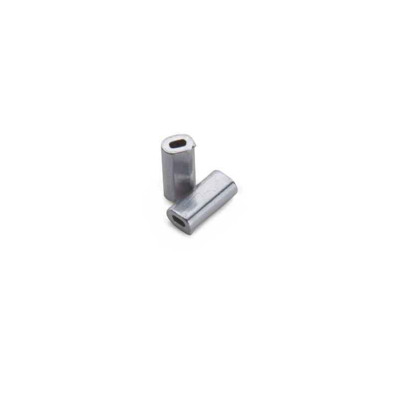 Oval Aluminum Leader Sleeve - Size:1.0x7
