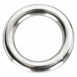 Solid Stainless Steel Welded Ring - Tournament Fish-N-Pac - Size:1 1/2"  6.0mm