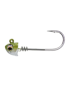 8" Jig Heads - NLBN - Weight:1-1/2oz - Color:Green Back