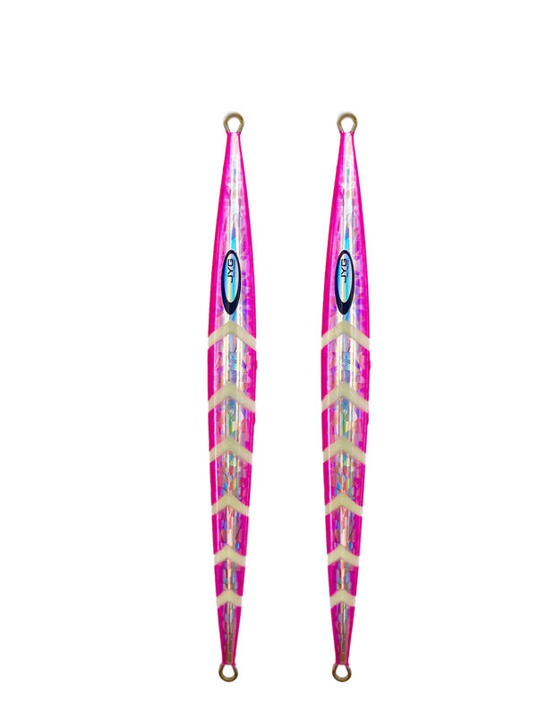Stryke Collection / Slow Pitch Jigging - JYG - Color:Pink Glow - Size:80g