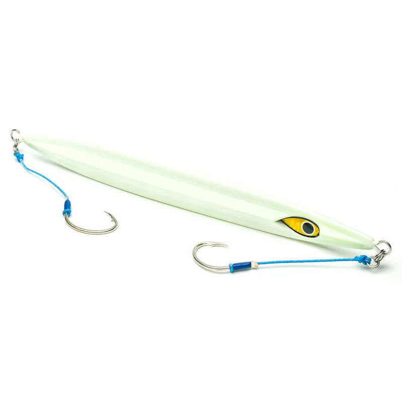 Rip Roller Slow Fall Jig - Mustad - Color:Glow - Size:200