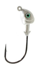 Barbed Jigheads - Size:1/4 oz - Color:White