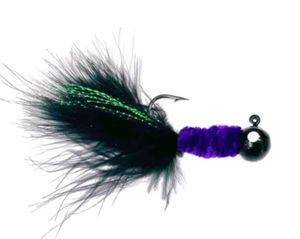 Crappie Jig - JYGS - Size:3/16oz - Color:Black-Purple