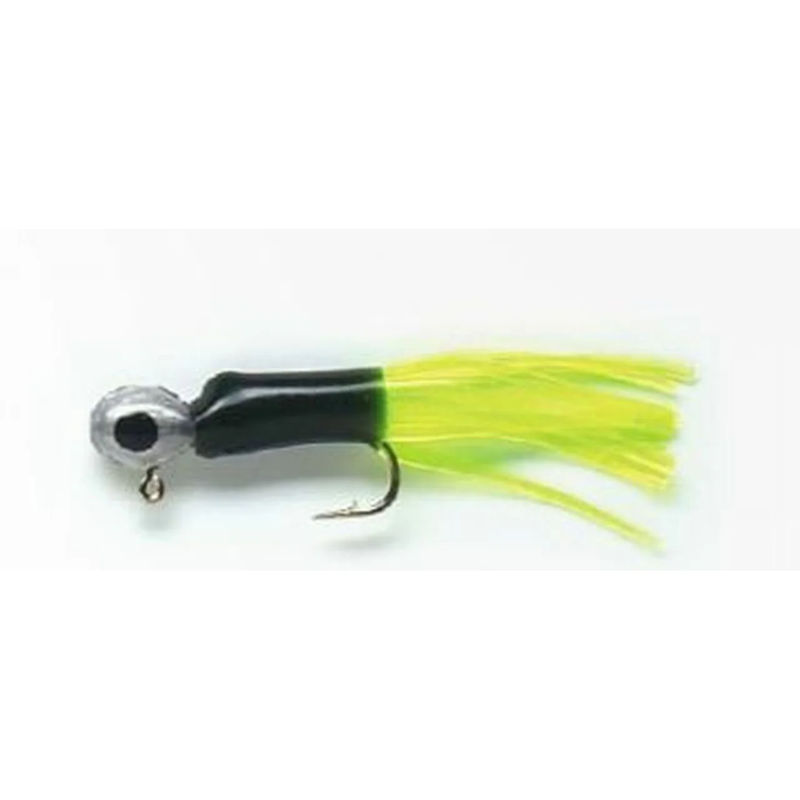 Crappie Jigs - Pucci - Size:1/16 - Color:Black/Chartreuse