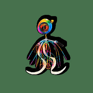 Eyedrop Jig - JYG Profishing - Size:250G - Color:Rainbow